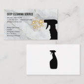 Reinigings Spray | Glinsters Visitekaartje (Voorkant / Achterkant)