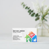 Reinigings Spray, Zwabber, Vegen Visitekaartje (Staand voorkant)