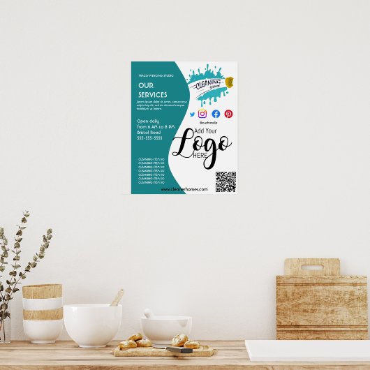 reinigingsapparaat STUDIO poster flyer (Keuken)