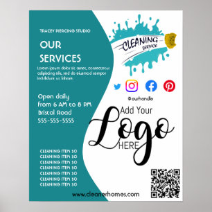 reinigingsapparaat STUDIO poster flyer