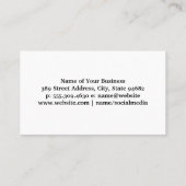 Reinigingsapparatuur Logo | Huisdiensten Visitekaartje (Achterkant)