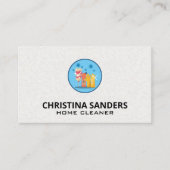 Reinigingsapparatuur | Schoonmaakdiensten Visitekaartje (Voorkant)