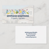 reinigingsapparatuur | woonhuis visitekaartje (Voorkant / Achterkant)
