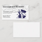 reinigingsapparatuur | zeepschuim visitekaartje (Voorkant / Achterkant)