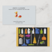 Reinigingsbedrijf voor de imker of de schoonmaakst visitekaartje (Voorkant / Achterkant)