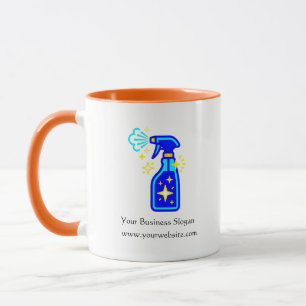 Reinigingsbedrijf Zakelijk Logo Mok