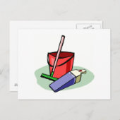 Reinigingsbenodigdheden Briefkaart (Voorkant / Achterkant)