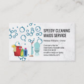 Reinigingsbenodigdheden | Gereedschappen voor rein Visitekaartje (Voorkant)