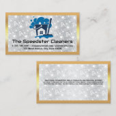 Reinigingsbenodigdheden in emmer | Home-service Visitekaartje (Voorkant / Achterkant)