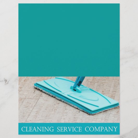 Reinigingsdienst Flyer (Voorkant)