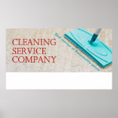 Reinigingsdienst Poster (Voorkant)