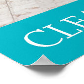 Reinigingsdienst Poster (Hoek)