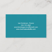 Reinigingsdienst van het Huis van de Levering Visitekaartje (Achterkant)