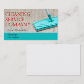 Reinigingsdienst Visitekaartje (Voorkant / Achterkant)