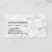 Reinigingsdienst voor het onderhoud van Trendy Mar Visitekaartje (Achterkant)