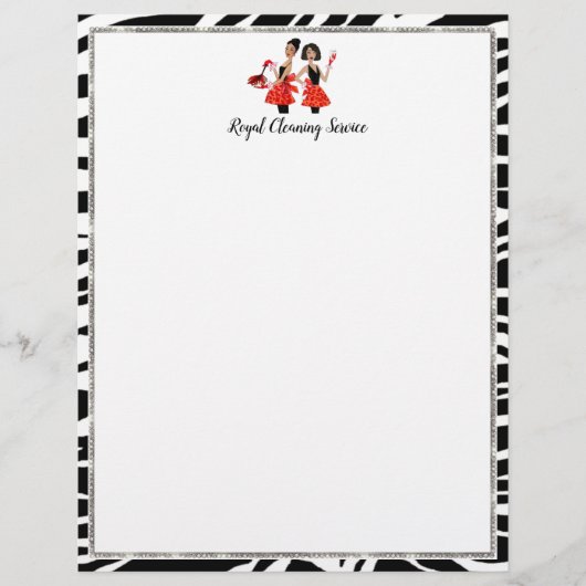 Reinigingsdiensten - Afrikaans Amerikaans doek Flyer (Voorkant)