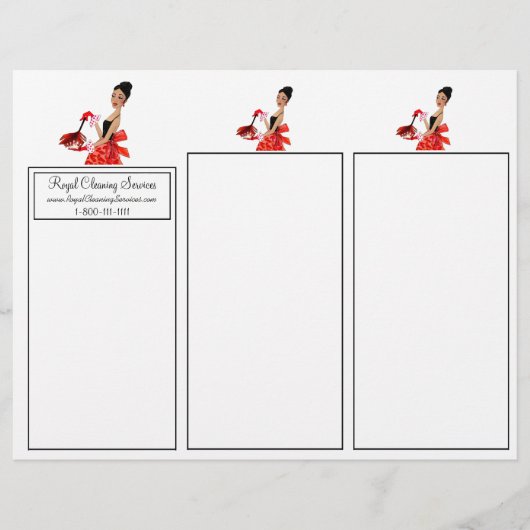 Reinigingsdiensten - Afrikaanse Amerikaanse Diva F (Voorkant)