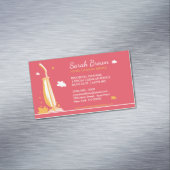 Reinigingsdiensten bij Terra Girly Vacuum Magnetisch Visitekaartje (Voorbeeld)