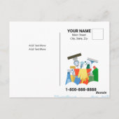 Reinigingsdiensten Briefkaart (Achterkant)