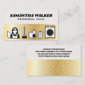 Reinigingsdiensten | Bubbles Visitekaartje (Voorkant / Achterkant)