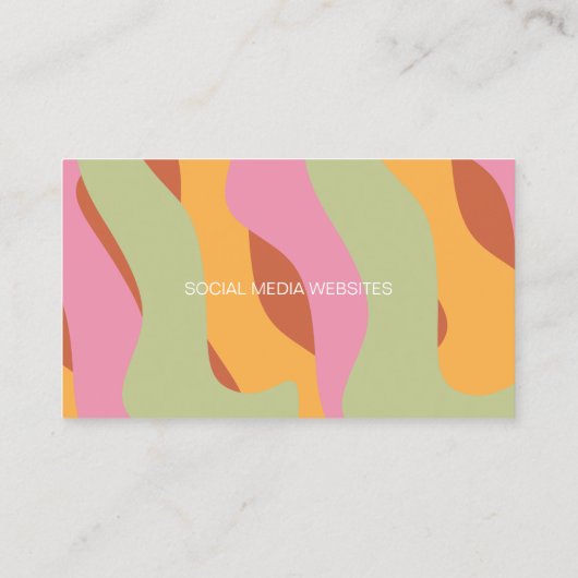 Reinigingsdiensten Duster Groovy Visitekaartje (Achterkant)