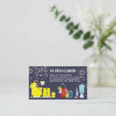 Reinigingsdiensten en -apparatuur | Zeepbellen Visitekaartje (Staand voorkant)