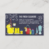 Reinigingsdiensten en -apparatuur | Zeepbellen Visitekaartje (Voorkant)