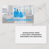 Reinigingsdiensten en -leveringen | Leefruimte Visitekaartje (Voorkant / Achterkant)