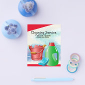 Reinigingsdiensten Flyer (Enkel)
