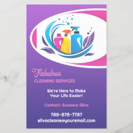 Reinigingsdiensten Flyer