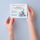 Reinigingsdiensten Flyer (Hand)