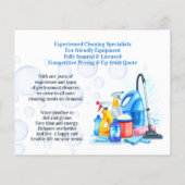 Reinigingsdiensten Flyer (Achterkant)