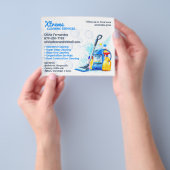 Reinigingsdiensten Flyer (Hand)