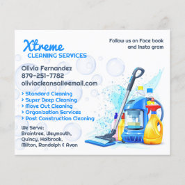 Reinigingsdiensten Flyer