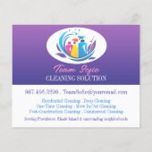 Reinigingsdiensten Flyer (Achterkant)