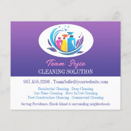 Reinigingsdiensten Flyer