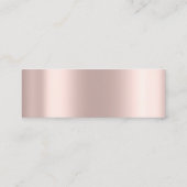 Reinigingsdiensten Houder Roos Gold Glitter Mini Visitekaartje (Achterkant)