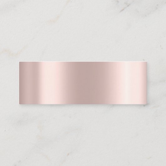 Reinigingsdiensten Houder Roos Gold Glitter Mini Visitekaartje (Achterkant)