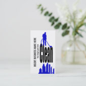 Reinigingsdiensten industriële commerciële PERSONA Visitekaartje (Staand voorkant)