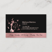 Reinigingsdiensten Kantoor gemaakt Roos voor het h Visitekaartje (Achterkant)