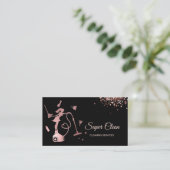 Reinigingsdiensten Kantoor gemaakt Roos voor het h Visitekaartje (Staand voorkant)