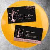 Reinigingsdiensten Kantoor gemaakt Roos voor het h Visitekaartje