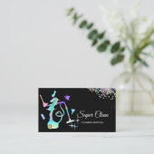 Reinigingsdiensten Kantoor gemaakt Roos voor het h Visitekaartje (Staand voorkant)