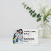 Reinigingsdiensten | Kantoor voor het reinigen van Visitekaartje (Staand voorkant)