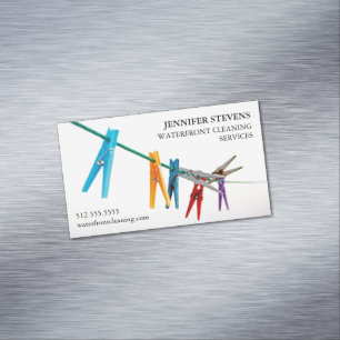 Reinigingsdiensten Kast-line Foto Modern Maid Magnetisch Visitekaartje