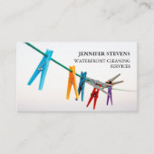 Reinigingsdiensten Kast-line Foto Modern Maid Visitekaartje (Voorkant)