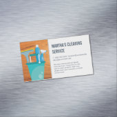 Reinigingsdiensten | Leveringen voor reiniging Magnetisch Visitekaartje (Voorbeeld)