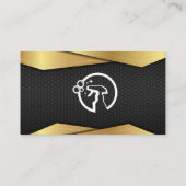 Reinigingsdiensten | Logo met sproeifles Visitekaartje (Achterkant)