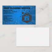 Reinigingsdiensten | Logo voor het reinigen van vl Visitekaartje (Voorkant / Achterkant)