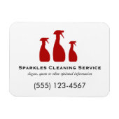 Reinigingsdiensten Magneet (Horizontaal)